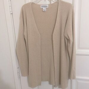 Cashmere Cardigan open sz M
